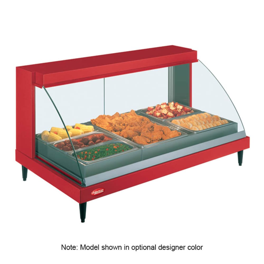 Hatco GRCDH-3P 45 1/2" Full Service Countertop Heated Display Case - (1 ...