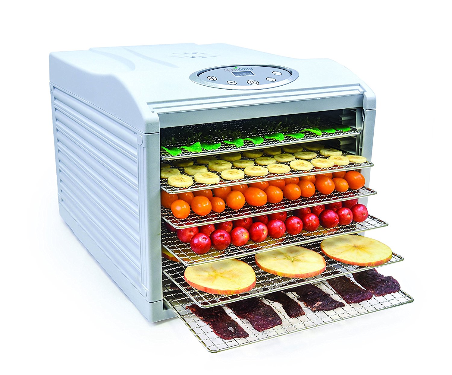 6-Tray Stainless Steel Food Dehydrator