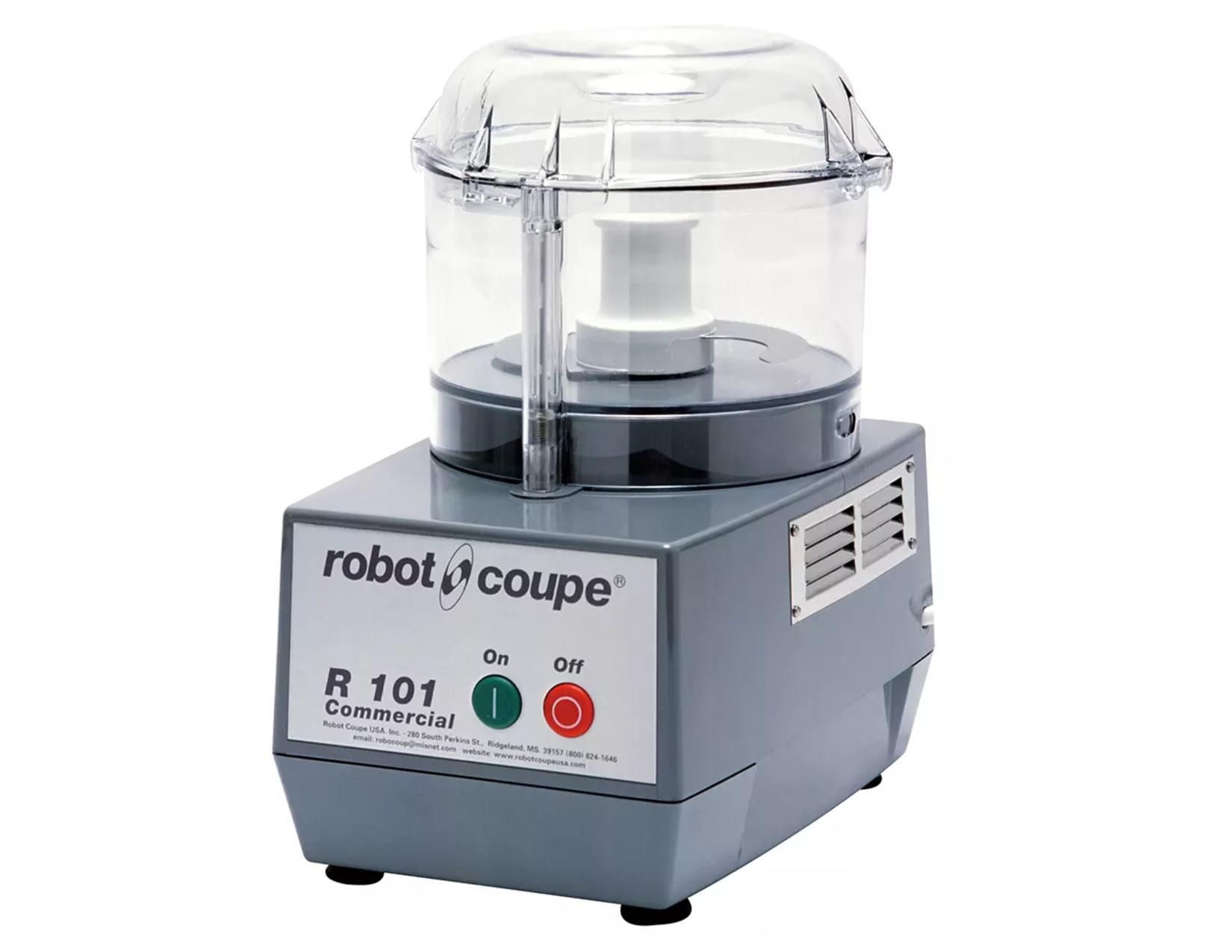 Robot Coupe - R101 - Commercial Food Processor w/ 2.5 qt Gray Bowl