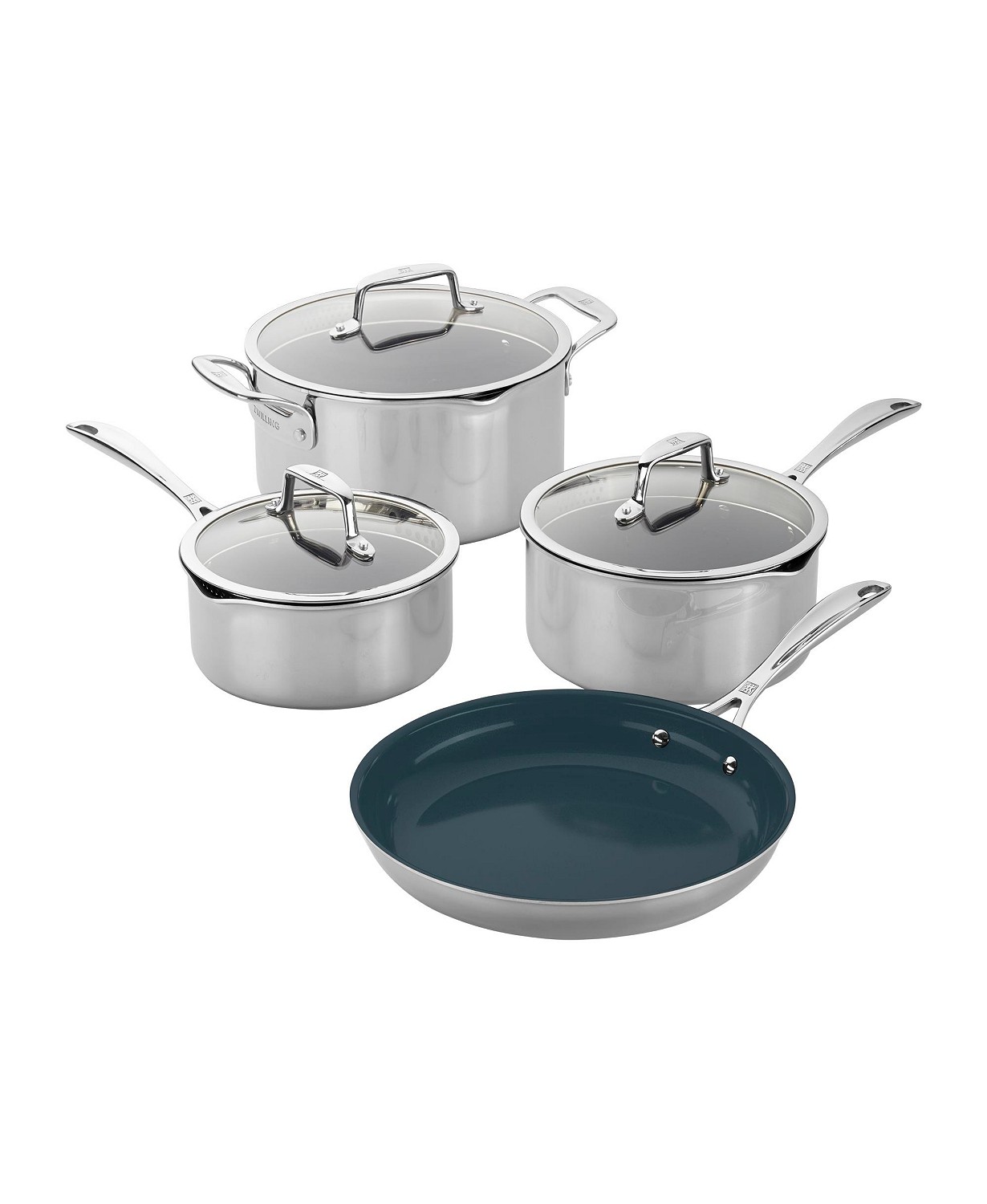 Zwilling Clad CFX Cookware Set (7-pc Set or 10-pc Set) - Plant Based Pros