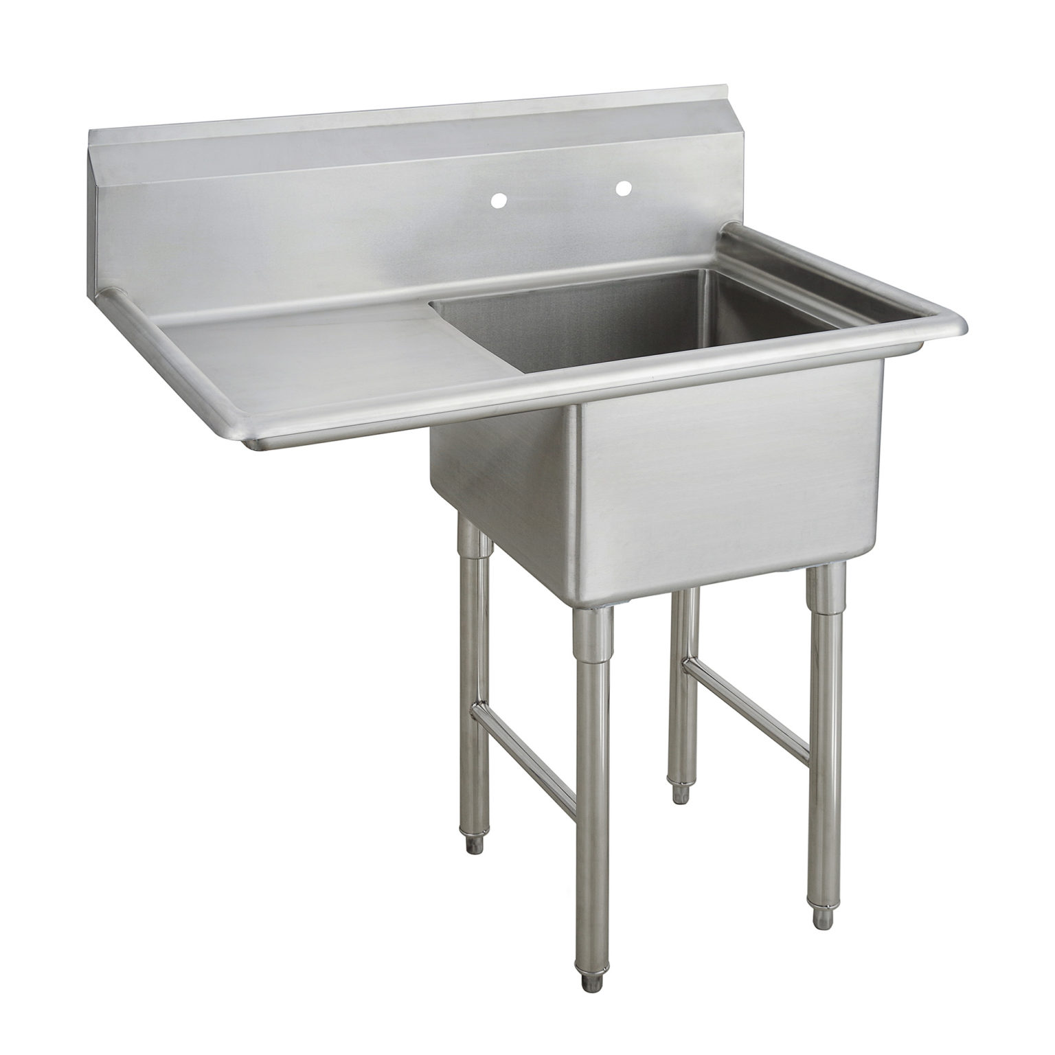 Dukers DCSR-1818 Single 18″ Compartment Sink with 18″ Drainboard ...