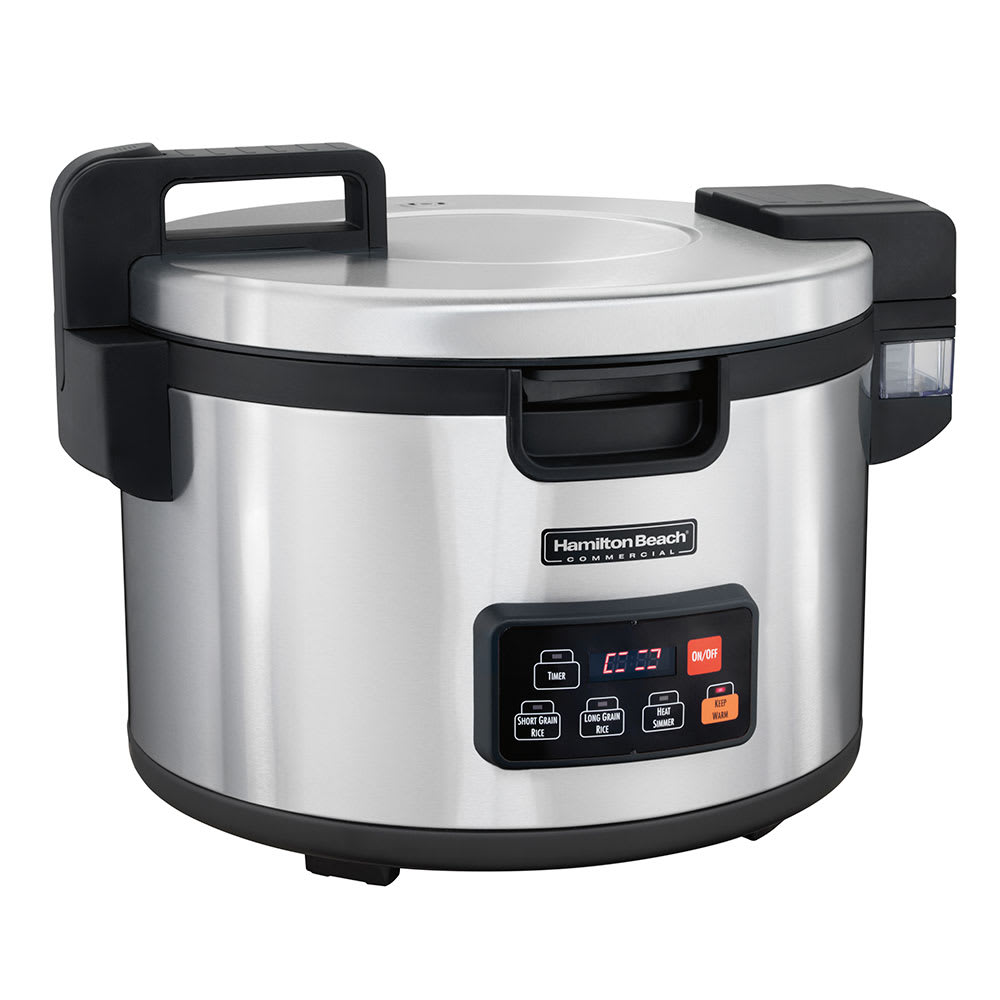 Hamilton Beach 37590 90 Cup Commercial Rice Cooker - Stainless, 240v/1ph -  Plant Based Pros