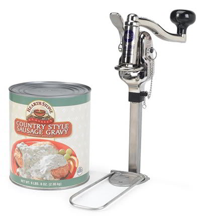 Winco CO-1 Can Opener Manual Opens Cans Up To Size #10