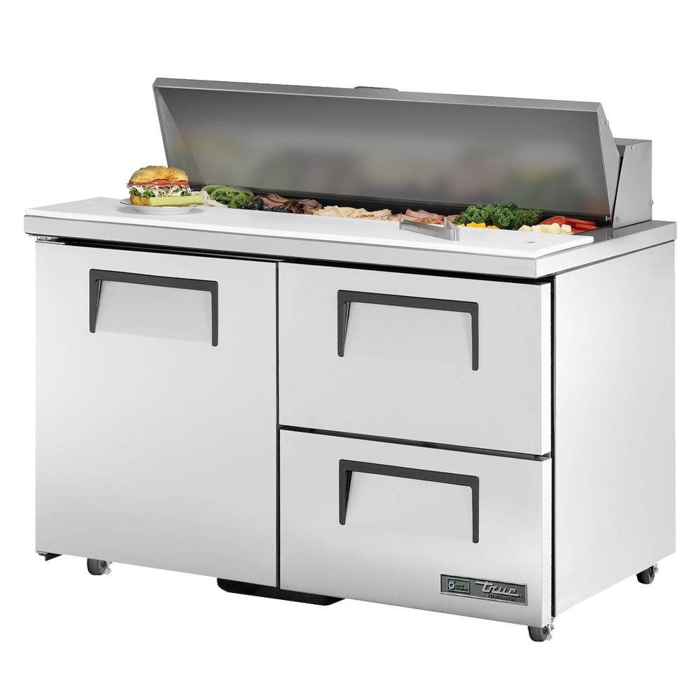 True TSSU-48-12D-2-ADA-HC 48" Sandwich/Salad Prep Table W/ Refrigerated ...