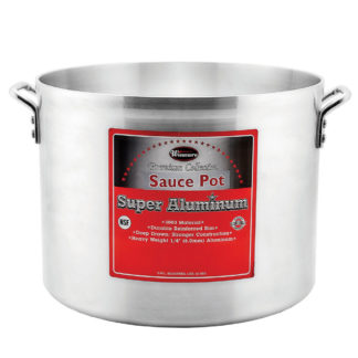 Crestware SAU60 Aluminum Sauce Pot 60 qt.