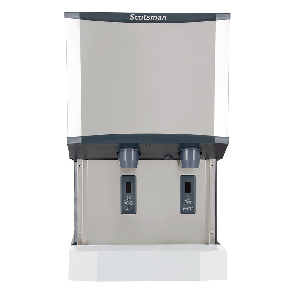 Scotsman HID540AW-1 Meridian Wall Mount Air Cooled Ice Machine and Water  Dispenser - 40 lb. Bin Storage