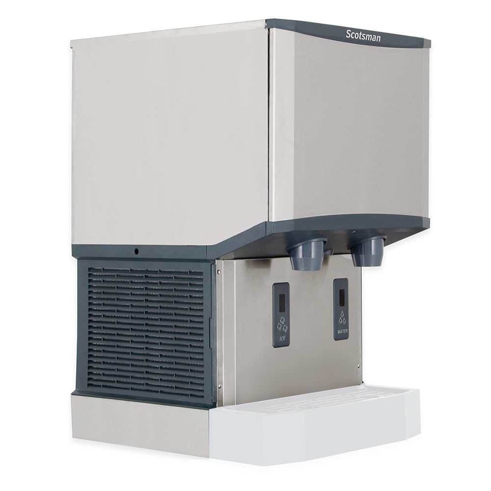 Scotsman HID540AW-1 Meridian Wall Mount Air Cooled Ice Machine and Water  Dispenser - 40 lb. Bin Storage