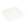 Cambro SFC2SCPP190 CamSquare Cover, for 2 & 4 qt Clear Containers, Translucent - Image 2